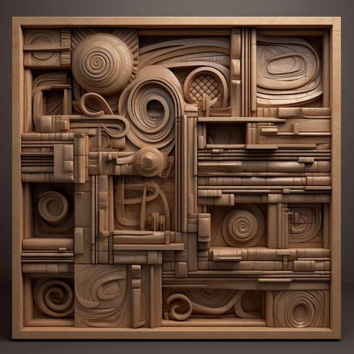 نموذج ثلاثي الأبعاد لآلة CNC 3D Art 